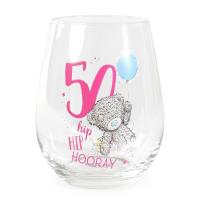 50th Birthday Me to You Bear Boxed Stemless Glass Extra Image 2 Preview